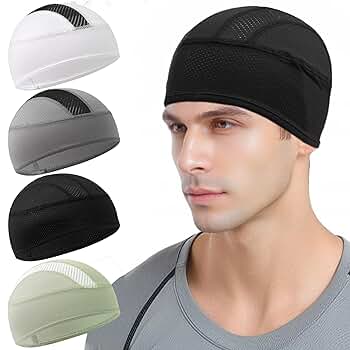 Amazon.com : HiBwoBwo 4Pcs Cooling Skull Caps Helmet Liner